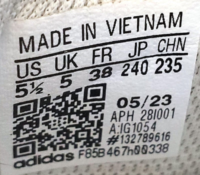 Adidas Drop Step Low Leather Trainers UK5/US5.5/EU38 IG1054 White/Grey