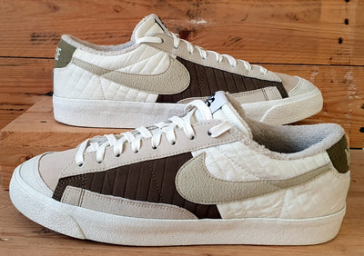 Nike Blazer Premium Textile/Suede Trainers UK9/US10/EU44 DD8026-100 Sail Brown