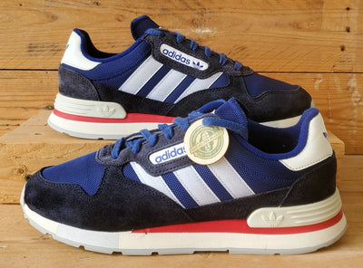 Adidas Treziod 2 Low Suede Trainers UK7.5/US8/EU41 GY0044 Victory Blue/White