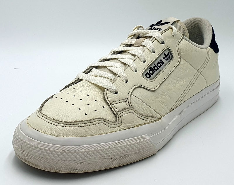 Adidas Continental Vulc Leather Trainers EG4589 Off White/White UK11.US11.5/EU46