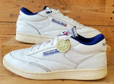 Reebok Club C 2 Mid Leather Trainers UK10/US11/EU44.5 H69121 White/Blue
