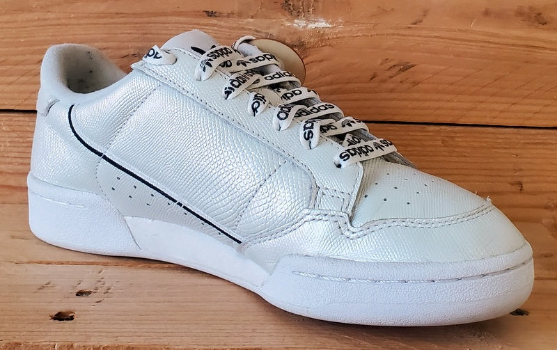 Adidas Continental 80 Low Leather Trainers UK6/US7.5/EU39 FV3417 Mint Green