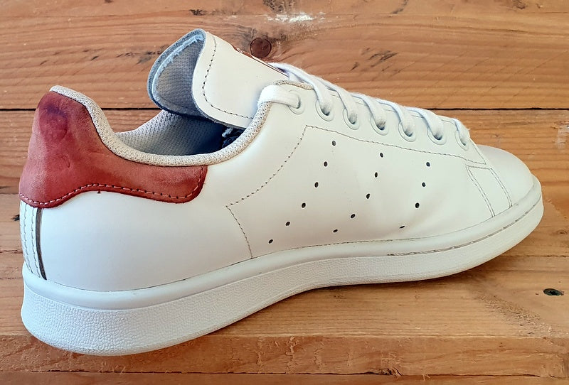 Adidas Stan Smith Low Leather Trainers UK6.5/US8/EU40 S76911 White Almost Rose