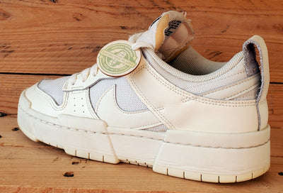 Nike Dunk Disrupt Low Leather Trainers UK6/US8.5/EU40 CK6654-105 Coconut Milk