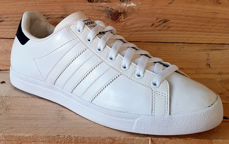 Adidas Court Star Low Leather Trainers UK7/US7.5/EU40.5 V24555 White/Black