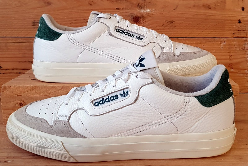 Adidas Continental Vulc Leather/Suede Trainers UK10/UK10.5/EU44.5 EF3534 White