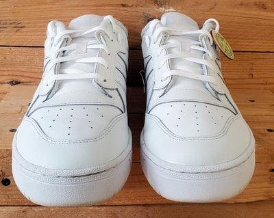Adidas Rivalry Low Leather Trainers UK9/US9.5/EU43 GX2272 Triple White