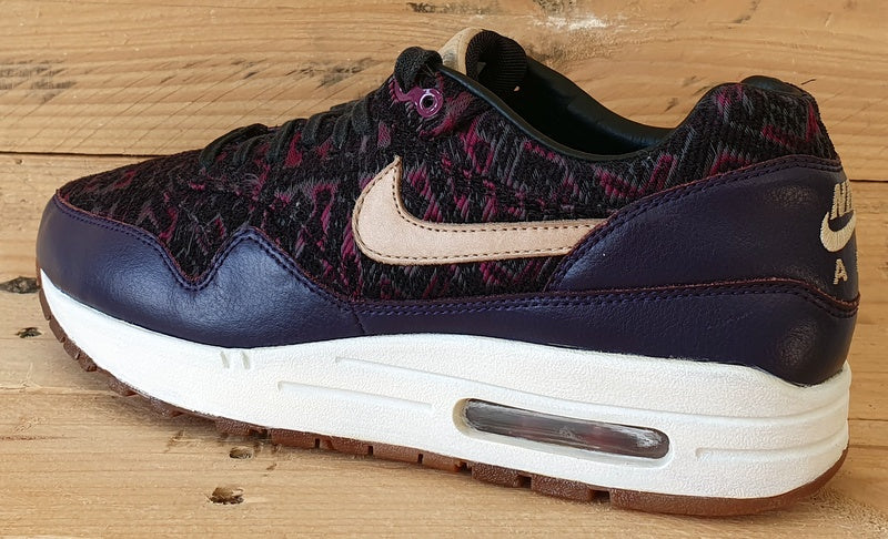 Nike Air Max 1 Low Textile Trainers UK5/US7.5/EU38.5 454746-500 Purple Dynasty