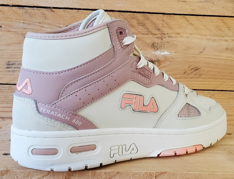 Fila Teratech 600 Mid Suede Trainers UK6.5/US9/EU40 5BM01832-152 Beige/Pink