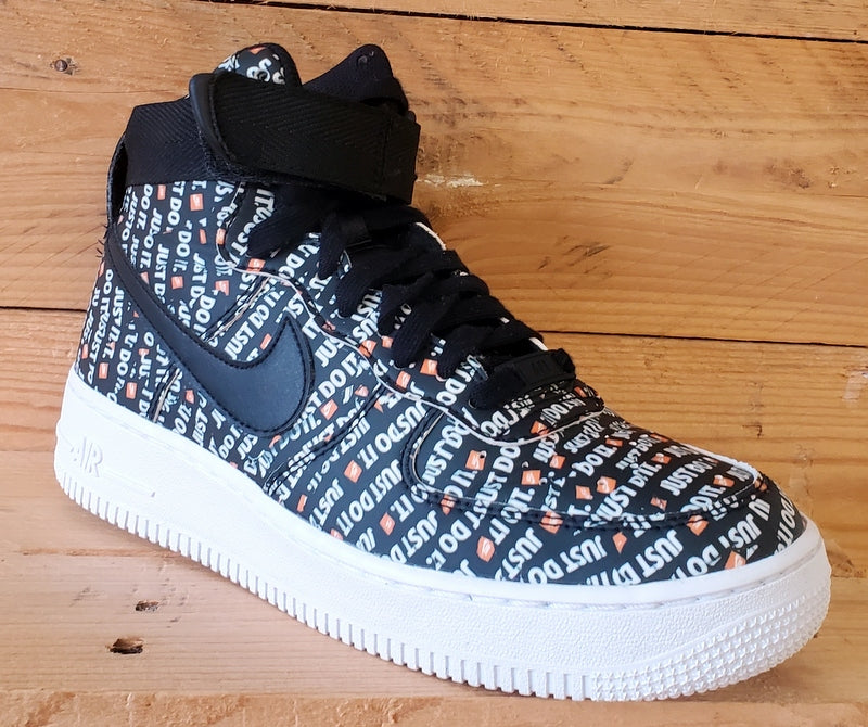 Nike Air Force 1 JDI Pack Mid Leather Trainers UK5/US7.5/EU38.5 AO5138-001 Black