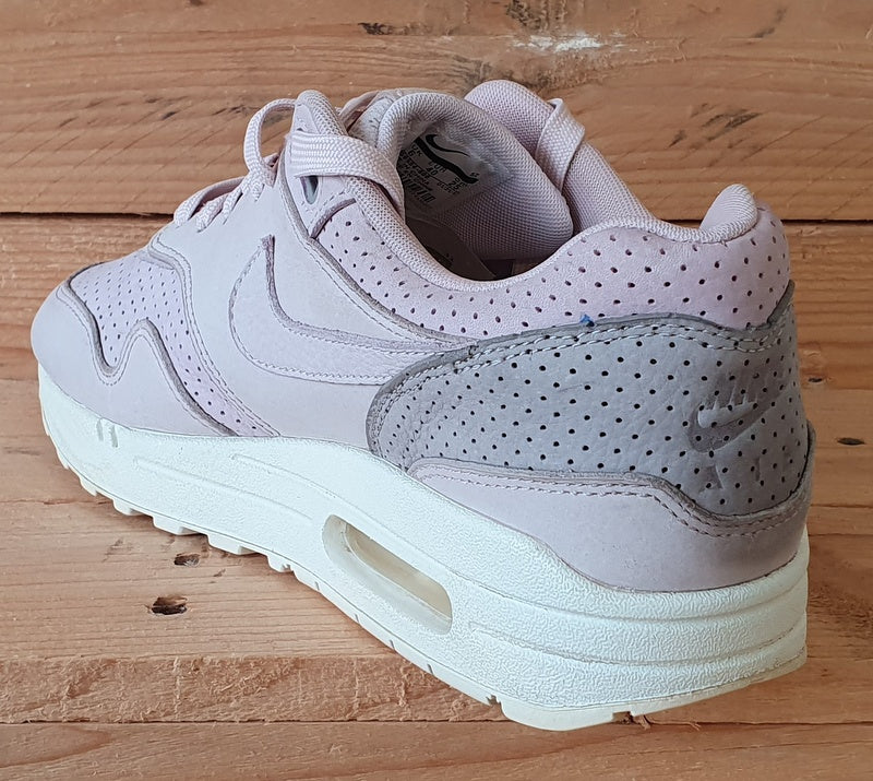 Nike Air Max 1 Low leather Trainers UK6/US7/EU40 859554-600 Pinnacle Artic Pink