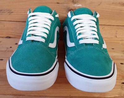 Vans Old Skool Low Suede Trainers UK7.5/US8.5/EU41 751505 Green/White