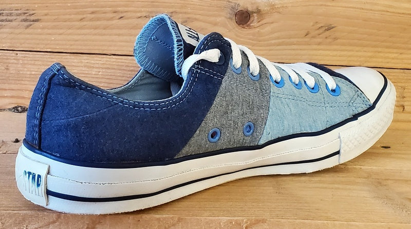 Converse All Star Low Canvas Trainers UK9/US9/EU42.5 106855 Blue/White/Grey