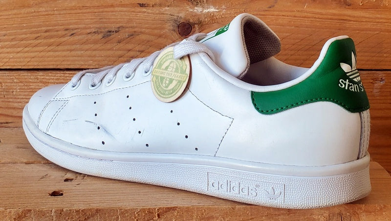 Adidas Stan Smith Low Leather Trainers UK9.5/US10/EU44 M20324 White/Green