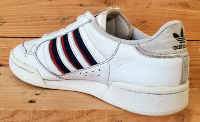 Adidas Continental Low Leather Trainers UK9.5/US10/EU44 FX5090 White/Navy