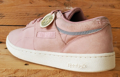 Reebok Club Workout Low Suede Trainers UK10/US11/EU44.5 BS9850 Chalk Pink