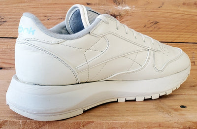 Reebok Classic Low Vegan Leather Trainers UK4.5/US7/EU37.5 100033448 Chalk