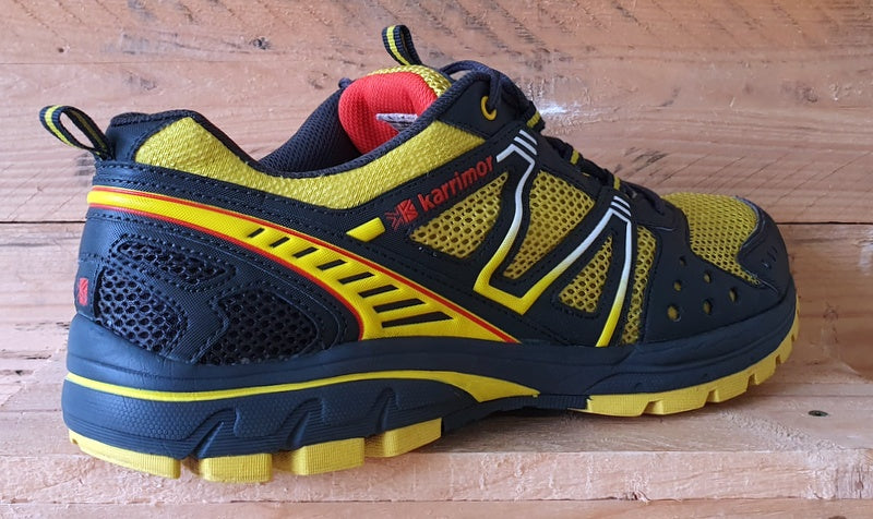 Karrimor Trail Running Textile Trainers UK13/US14/EU47 213106/26 Charcoal/Yellow