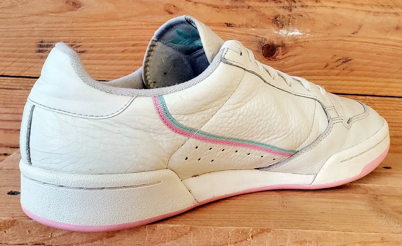 Adidas Continental 80 Low Leather Trainers UK10/US10.5/EU44.5 BD7645 Off White