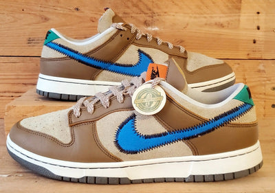 Nike Dunk Size? Low Suede Trainers UK11/US12/EU46 DO6712-200 Dark Driftwood