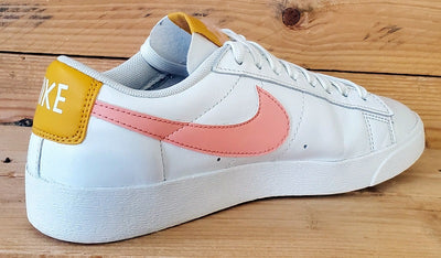 Nike Blazer Leather Trainers UK4.5/US7/EU38 AV9370-112 Summit White/Pink Quartz