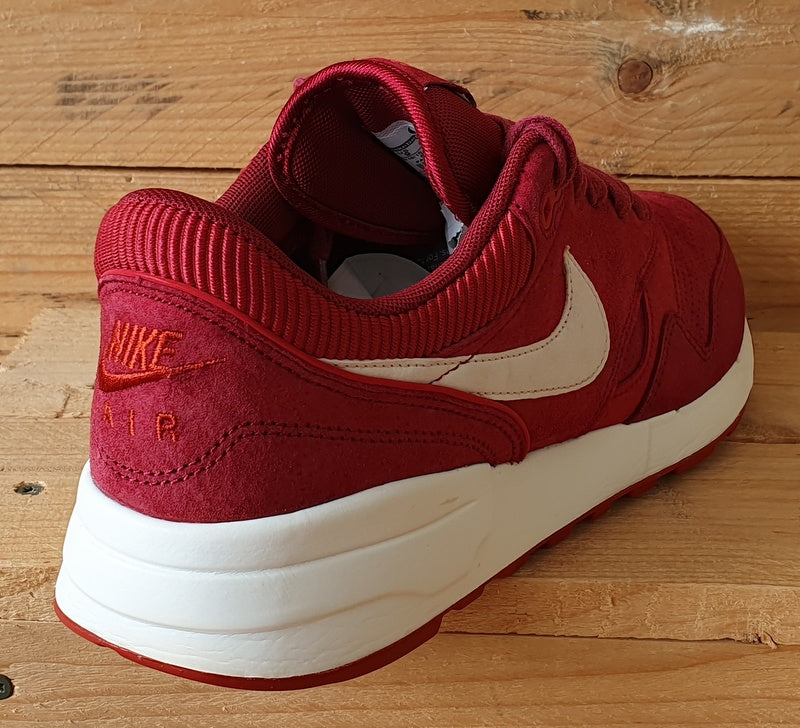 Nike Air Odyssey Low Suede Trainers UK8/US9/EU42.5 684773-601 Team Red/White