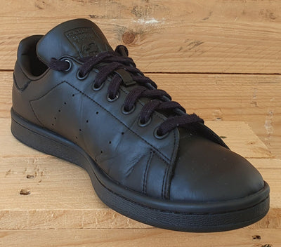 Adidas Stan Smith Low Leather Trainers UK8/US8.5/EU42 FX5499 Triple Black