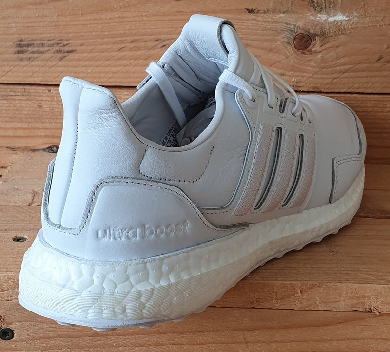 Adidas Ultra Boost Low Leather Trainers UK7/US7.5/EU40.5 EF1355 Triple White