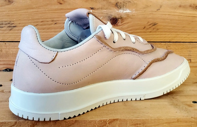 Adidas SC Premiere Low Leather Trainers UK5.5/US6/EU38.5 EH1093 Raw White/Pink