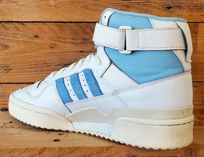 Adidas Forum 84 Mid Leather Trainers UK12.5/US13/EU48 GW5924 White/Blue