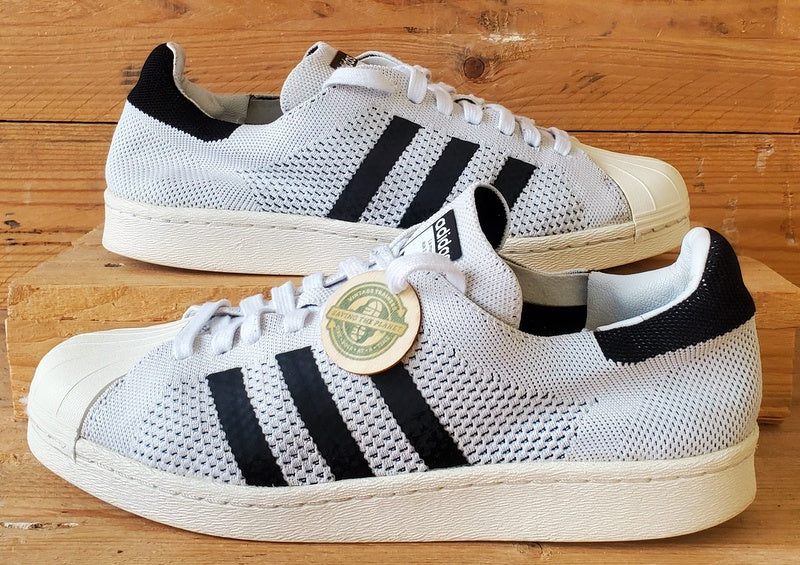 Adidas Superstar Boost Low Primeknit Trainers UK8.5/US9/EU42.5 BB0190 White