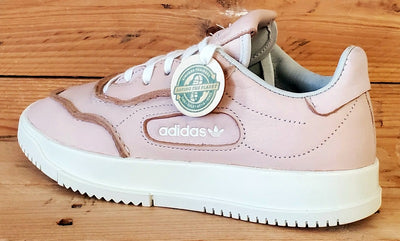 Adidas SC Premiere Low Leather Trainers UK5.5/US6/EU38.5 EH1093 Raw White/Pink