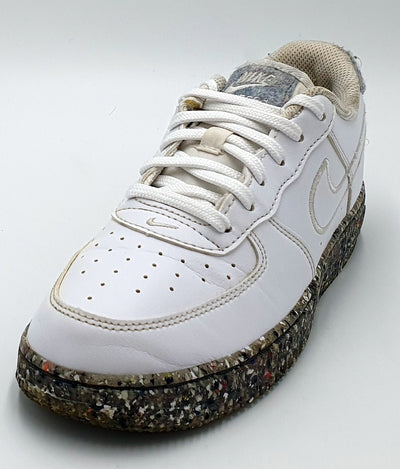 Nike Air Force 1 Recycled Trainers DB4597-100 White/Multi/Grey UK2/US2.5Y/EU34