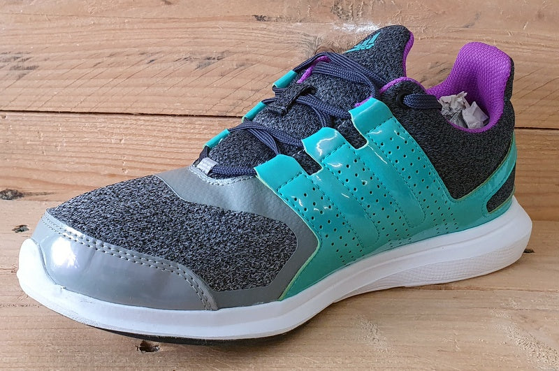 Adidas Hyperfast 2.0 Low Textile Trainers AQ3890 Teal/Purple UK5.5/US6/EU38.5