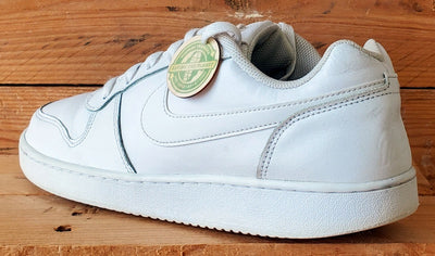 Nike Ebernon Low Leather Trainers UK8.5/US9.5/EU43 AQ1775-100 Triple White