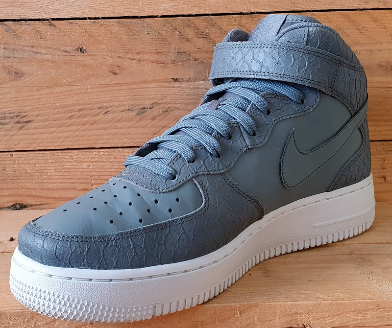 Nike Air Force 1 LV8 Leather Trainers UK9/US10/EU44 804609-004 Cool Grey Snake