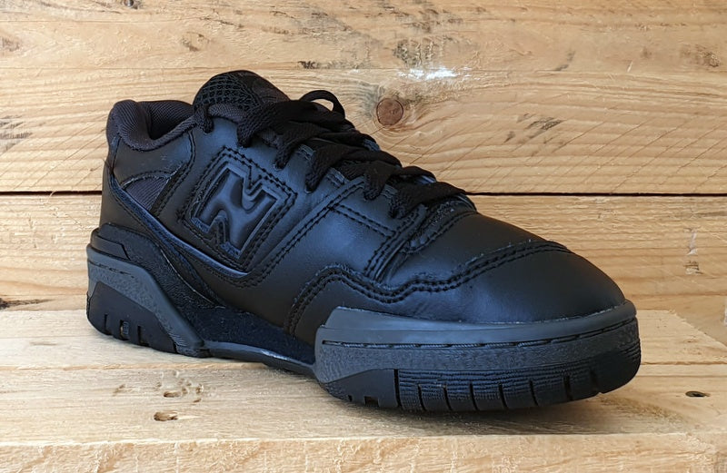 New Balance 550 Low Leather Trainers UK4.5/US5/EU37.5 GSB550BB Triple Black