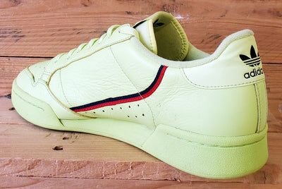 Adidas Continental 80 Leather Trainers UK11/US11.5/E46 B41675 Semi Frozen Yellow