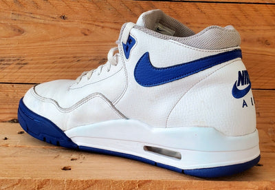 Nike Flight Legacy Mid Leather Trainers UK8.5/US9.5/EU43 BQ4212-103 White/Blue
