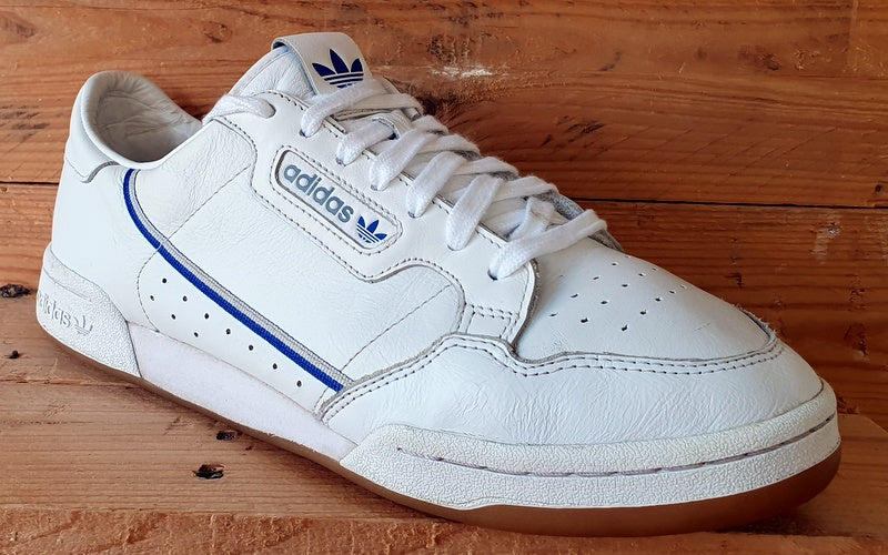 Adidas Continental 80 TFL Low Leather Trainers UK10.5/US11/EU45 EE9548 White Gum