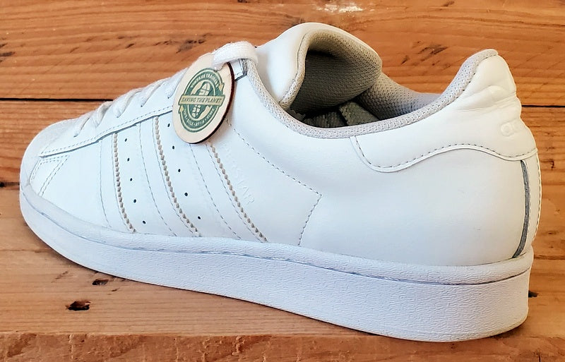 Adidas Superstar Low leather Trainers UK8/US8.5/EU42 EG4960 Triple White