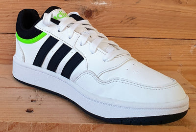 Adidas Hoops 3.0 Low Leather Trainers UK4/US4.5/EU36.5 GW0428 White/Black