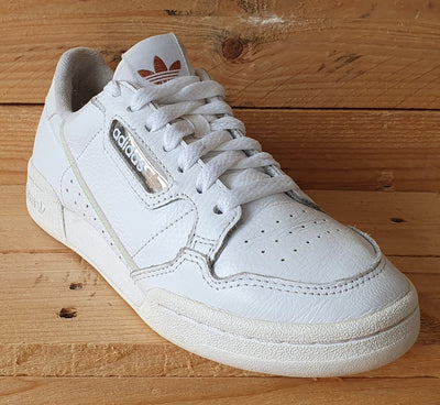 Adidas Continental 80 Low Leather Trainers UK4.5/US6/EU37 EG2890 White