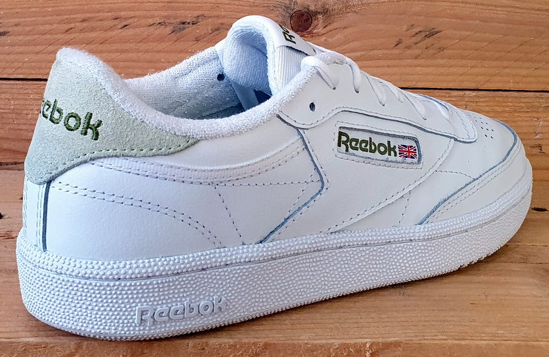 Reebok Club C 85 Low Leather Trainers UK6/US8.5/EU39 100033088 White/Green