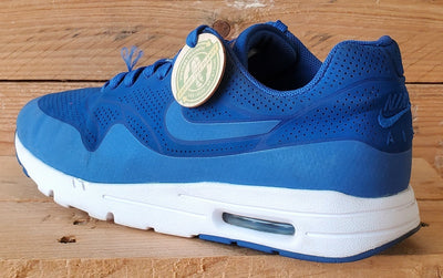 Nike Air Max 1 Ultra Moire Textile Trainers UK6/US8.5/EU40 704995-400 Game Royal
