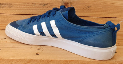 Adidas Nizza Low Canvas Trainers D65866 Tribe Blue/Cloud White UK11/US11.5/EU46