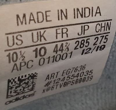 Adidas Rivalry Low Leather Trainers UK10/US10.5/EU44.5 EG7636 White/Ash Grey