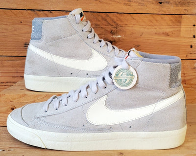 Nike Blazer Mid Suede Trainers UK10/US11/EU45 DA1078-001 Grey/Sail