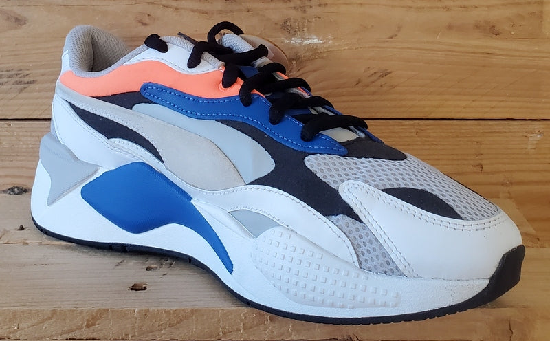 Puma RS-X Prism Low Textile Trainers UK11/US12/EU46 374758-03 Grey/Ultra Orange