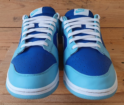 Nike Dunk Retro Low Leather Trainers UK11/US12/EU46 DM0121-400 Argon Blue/White